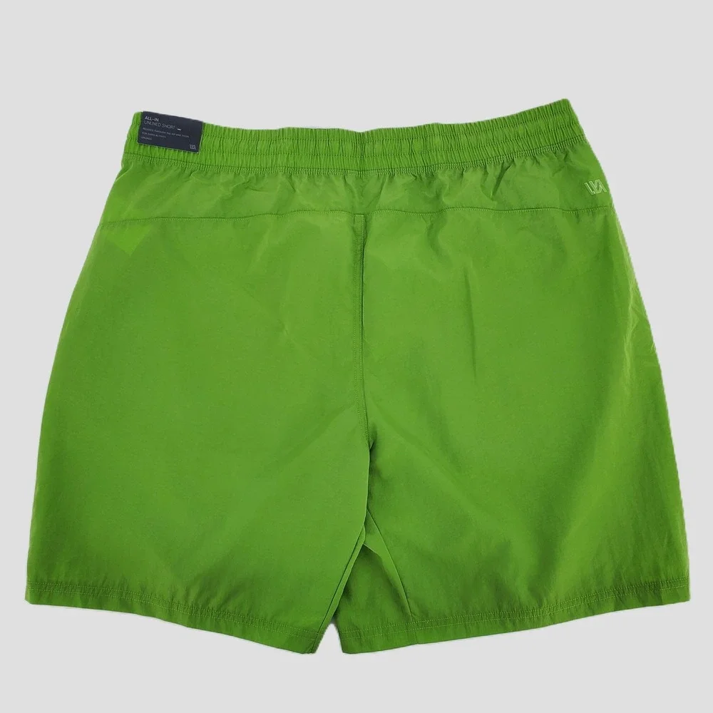 VRST All In Unlined Water Repellent Zippered Pocket Green Pulse Shine Mens Large